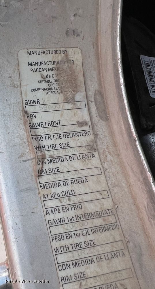 image for item DK7028 2009 Peterbilt 320  refuse truck