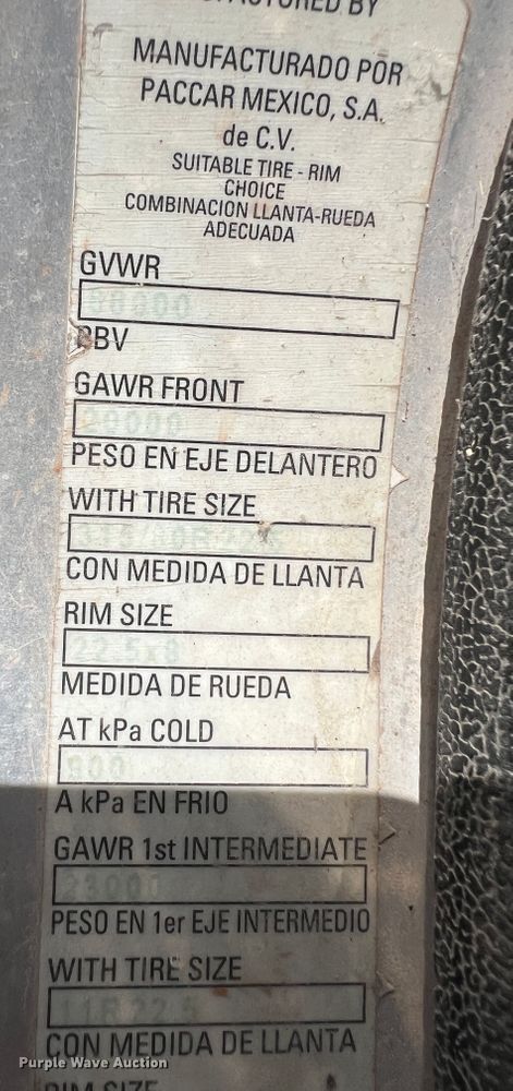 image for item DK7032 2012 Peterbilt 320  refuse truck