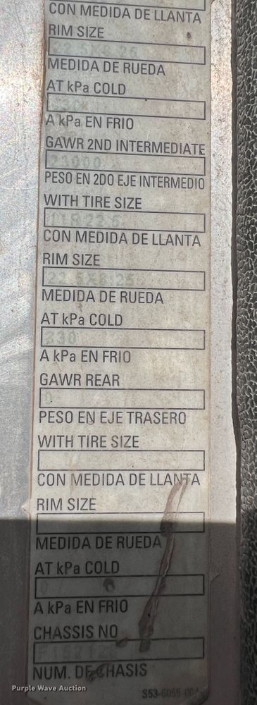 image for item DK7032 2012 Peterbilt 320  refuse truck