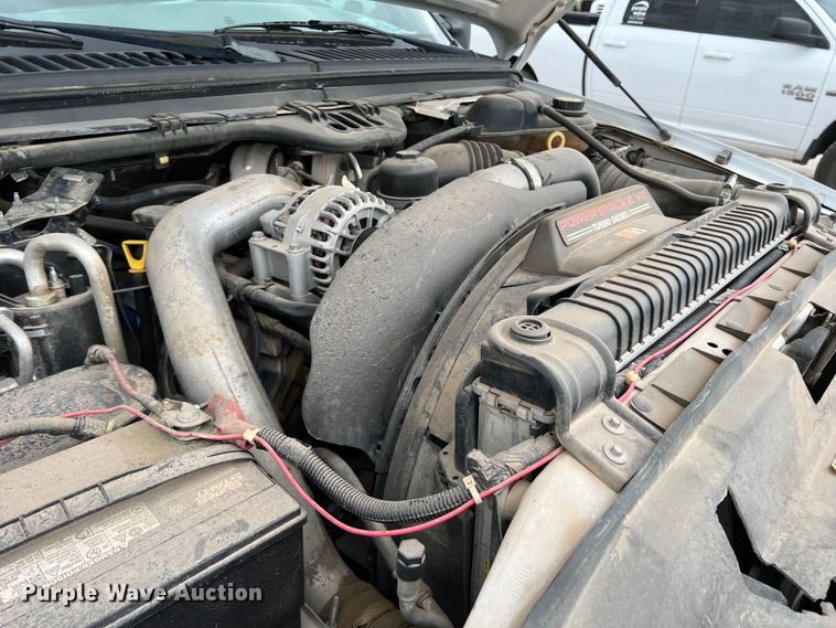 image for item DK7053 2007 Ford F450 Super Duty XL  Crew Cab flatbed truck