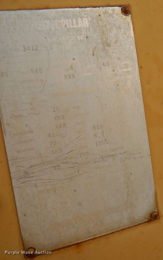 image for item DM3098 Caterpillar SR4  generator