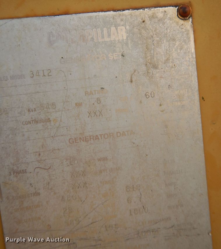 image for item DM3098 Caterpillar SR4  generator