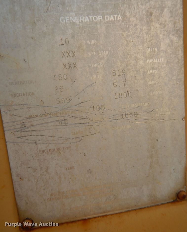 image for item DM3098 Caterpillar SR4  generator