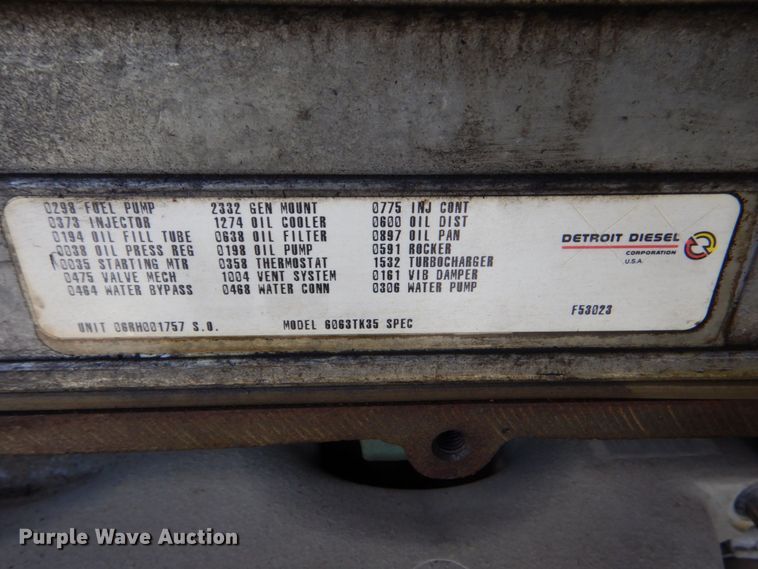 image for item DO1560 1999 MGS GEN-1  generator