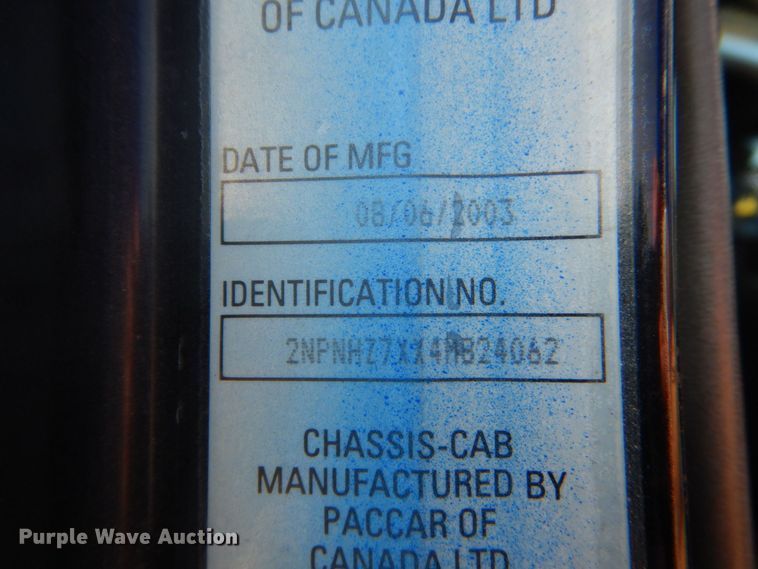 image for item DO1564 2004 Peterbilt 330  satelite broadcasting truck