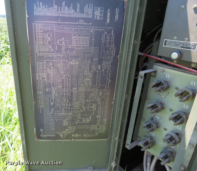 image for item DR0112 1974 U.S. Department Of Defense MEP009A  generator