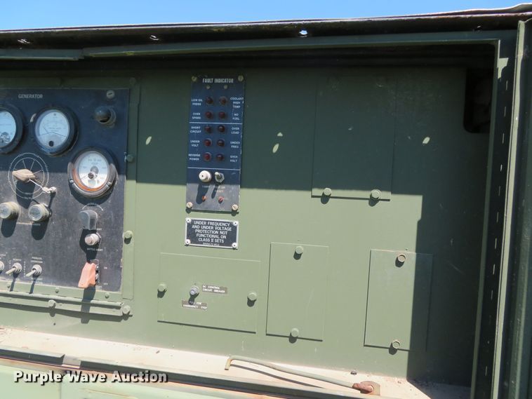 image for item DR0112 1974 U.S. Department Of Defense MEP009A  generator