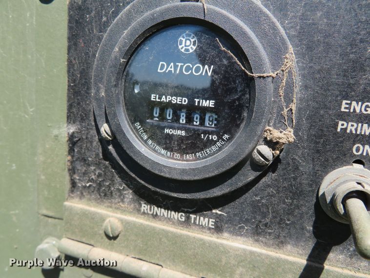 image for item DR0112 1974 U.S. Department Of Defense MEP009A  generator