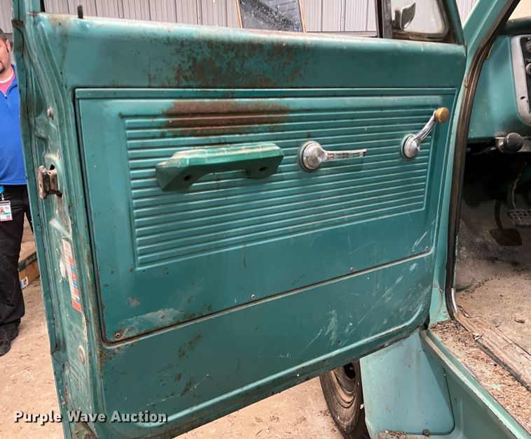 image for item DR1545 1967 Chevrolet 50  dump flatbed truck