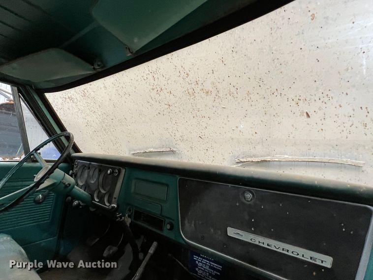 image for item DR1545 1967 Chevrolet 50  dump flatbed truck