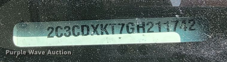 image for item JC9596 2016 Dodge Charger Police