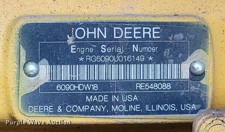 image for item JC9618 2015 John Deere 772GP  motor grader