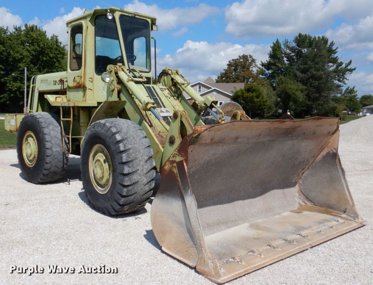 Terex 72 31b Wheel Loader In Ashland Il Item Kf9520 Sold Purple Wave