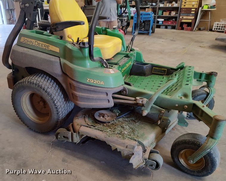 image for item LK9205 John Deere Z920A  ZTR lawn mower