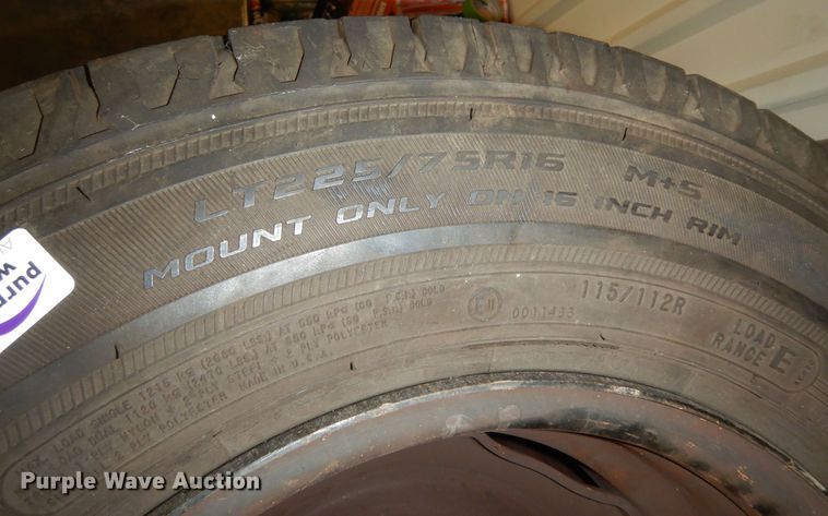 image for item LR9960 (5) Cooper 225/75R16 tires and wheels