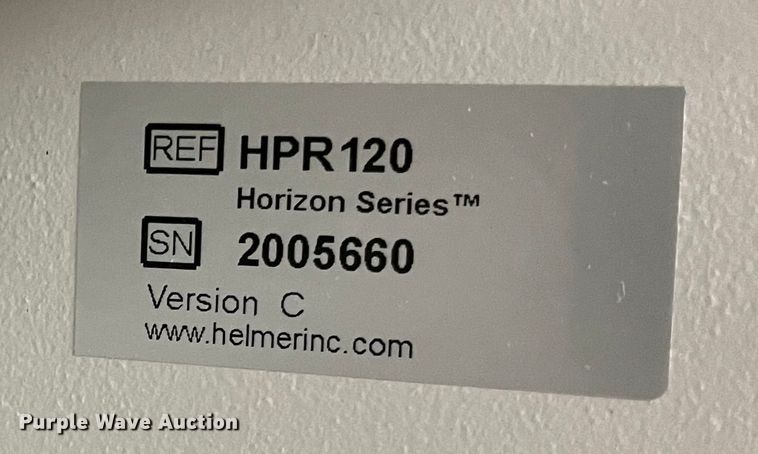 image for item LU9521 Helmer HPR120  pharmacy refrigerator