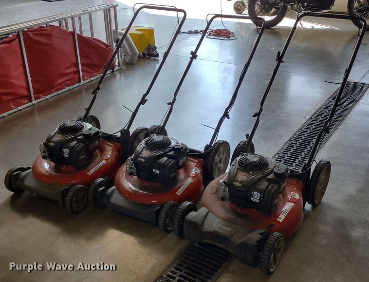 image for item LY9105 (3) Yard Machines 550EX push mowers