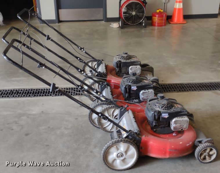 image for item LY9105 (3) Yard Machines 550EX push mowers