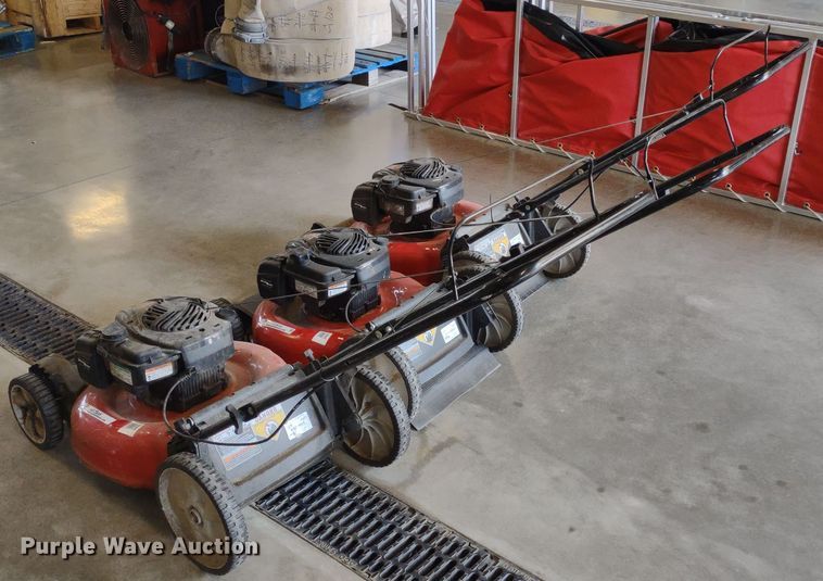 image for item LY9105 (3) Yard Machines 550EX push mowers