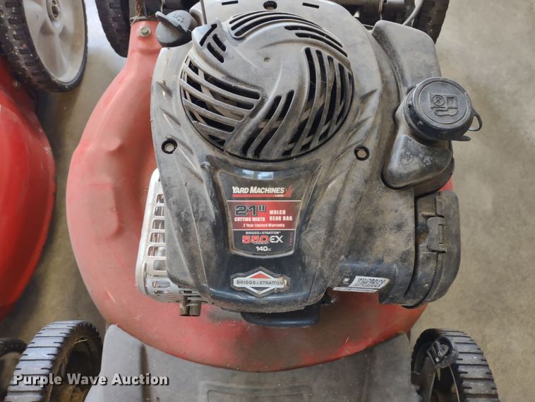 image for item LY9105 (3) Yard Machines 550EX push mowers