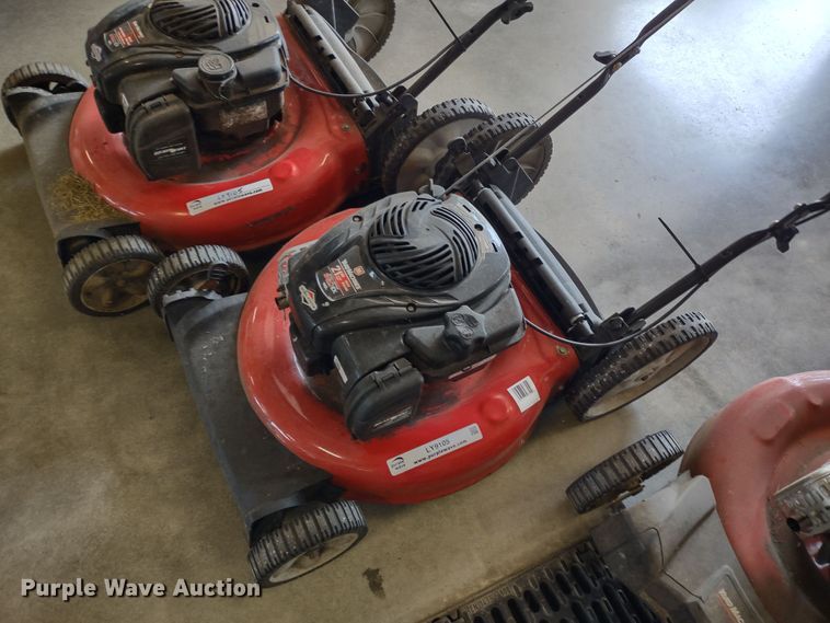 image for item LY9105 (3) Yard Machines 550EX push mowers