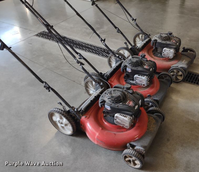 image for item LY9105 (3) Yard Machines 550EX push mowers