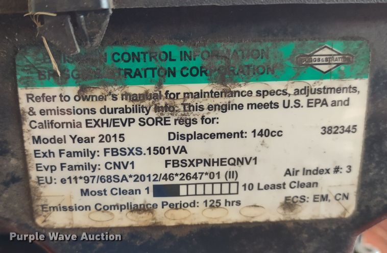 image for item LY9105 (3) Yard Machines 550EX push mowers