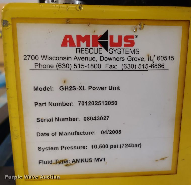 image for item LY9109 Amkus Rescue Systems GH25S-XL  extraction equipment
