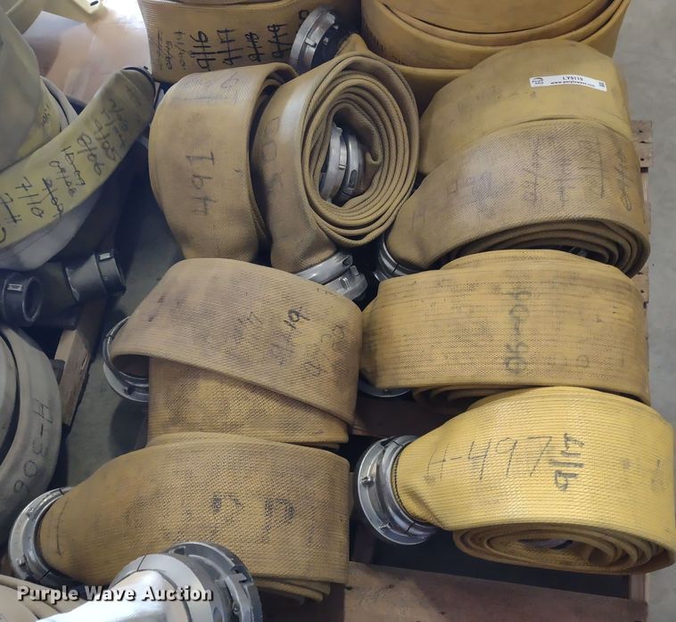 image for item LY9119 (8) 25'L x 5" diameter hoses