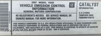 image for item MF9206 2007 Chevrolet Impala LT