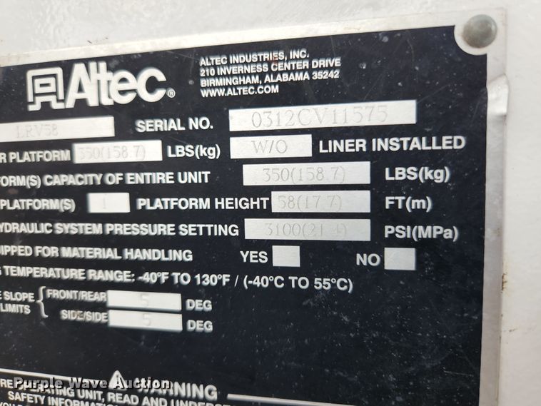 image for item MK9227 2011 Ford F750 Super Duty XL  forestry bucket truck