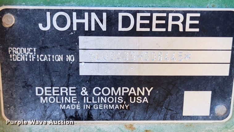 image for item MK9272 2009 John Deere 6430 Premium  MFWD tractor
