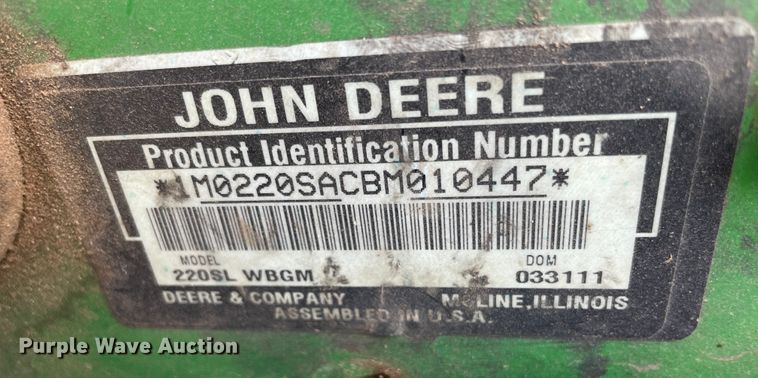 image for item MR9301 John Deere 220SL  greens mower