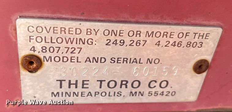 image for item MR9304 Toro Groundsmaster 224  lawn mower