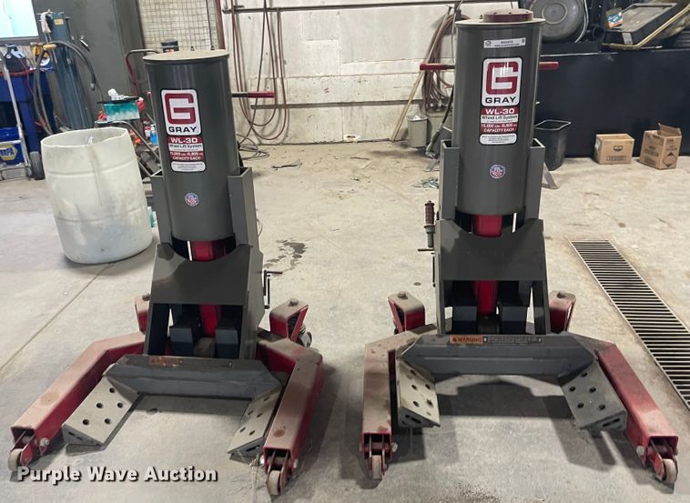 image for item MU9255 (2) Gray WL-30 wheel lift systems