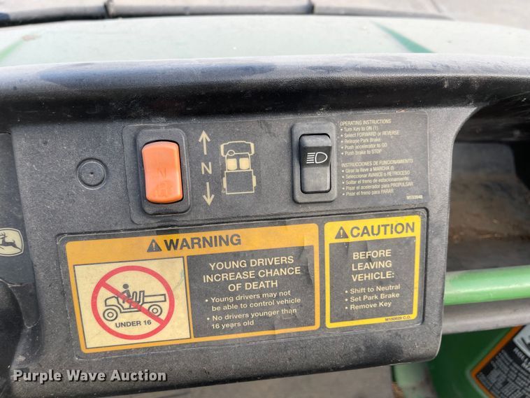 image for item MU9266 2009 John Deere TE Gator  utility vehicle