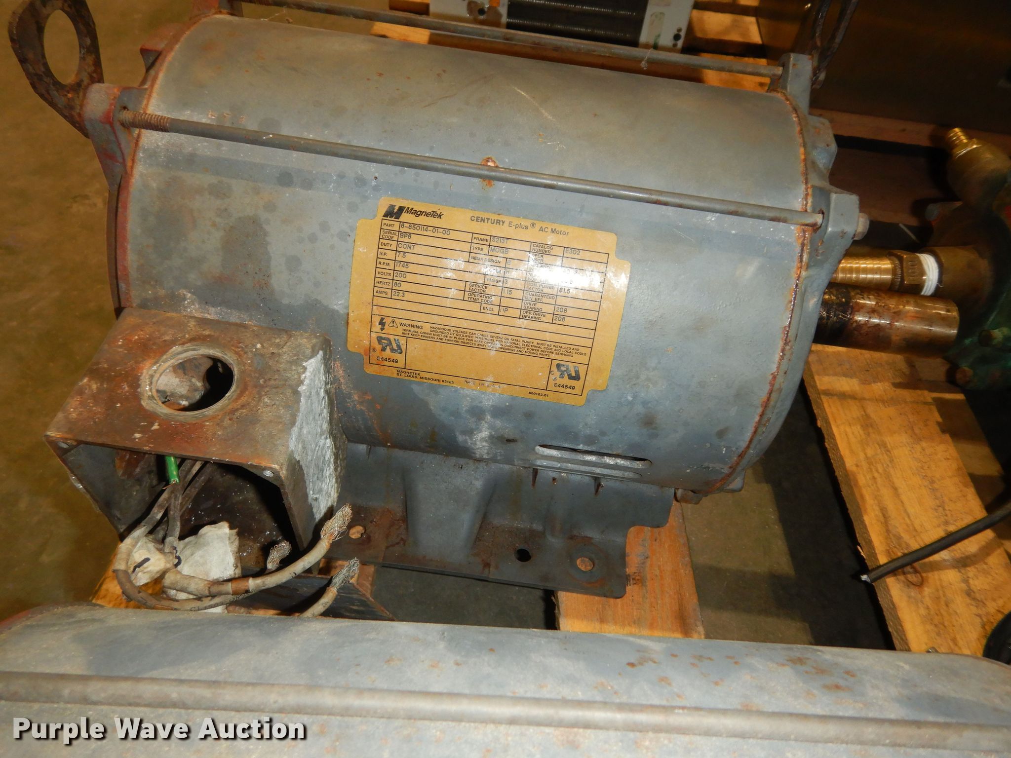 Pumps and electric motors in Manhattan, KS Item LR9956 sold Purple Wave