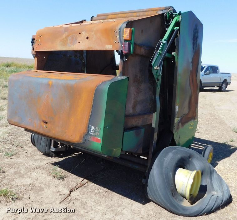 image for item DM2495 2012 John Deere 569  round baler