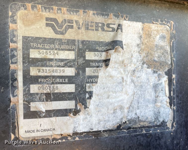 image for item DN5184 2011 Versatile 305  MFWD tractor