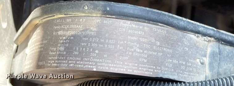 image for item DN5186 Versatile 280  MFWD tractor