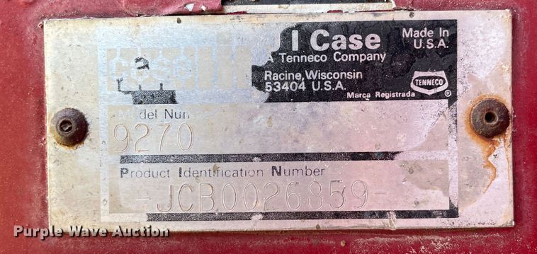 image for item DN5189 1991 Case IH 9270  4WD tractor