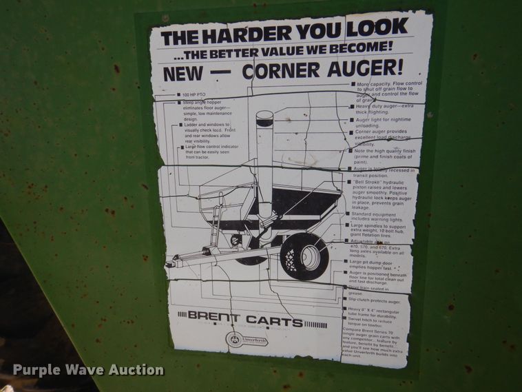 image for item DP0333 Brent GC772  grain cart