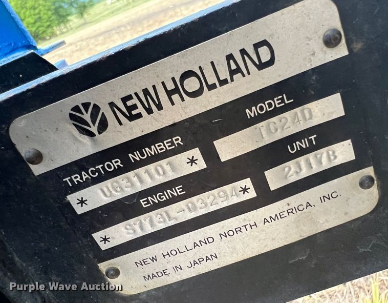 image for item IA9085 New Holland TC24D  MFWD tractor