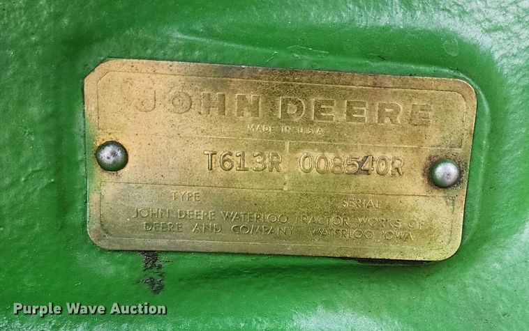 image for item KC9425 1971 John Deere 4320  tractor