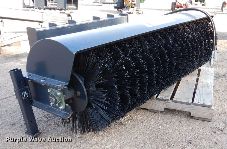 image for item LU9625 JCT Attachments  skid steer broom