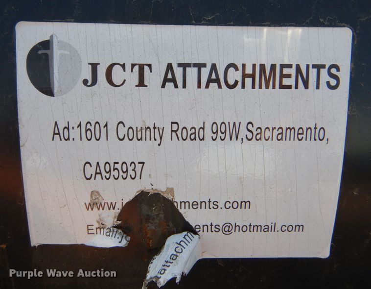 image for item LU9625 JCT Attachments  skid steer broom