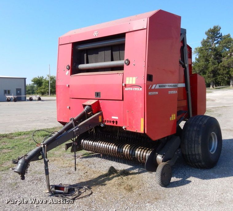 image for item LY9078 Massey Ferguson 2956A  round baler
