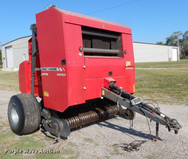 image for item LY9078 Massey Ferguson 2956A  round baler