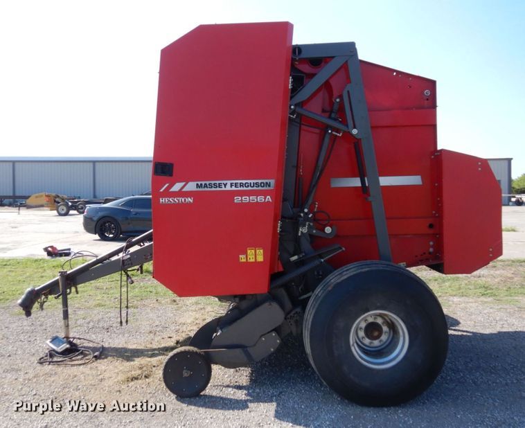 image for item LY9078 Massey Ferguson 2956A  round baler