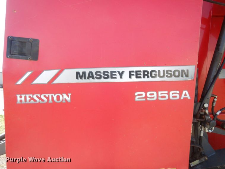 image for item LY9078 Massey Ferguson 2956A  round baler